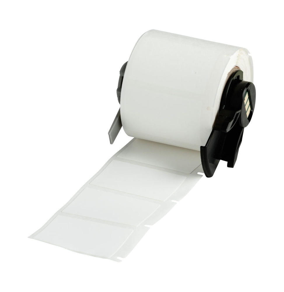Etykiety z tkaniny nylonowej białe M6-31-499 wym. 38.10 mm x 25.40 mm, 250 szt.