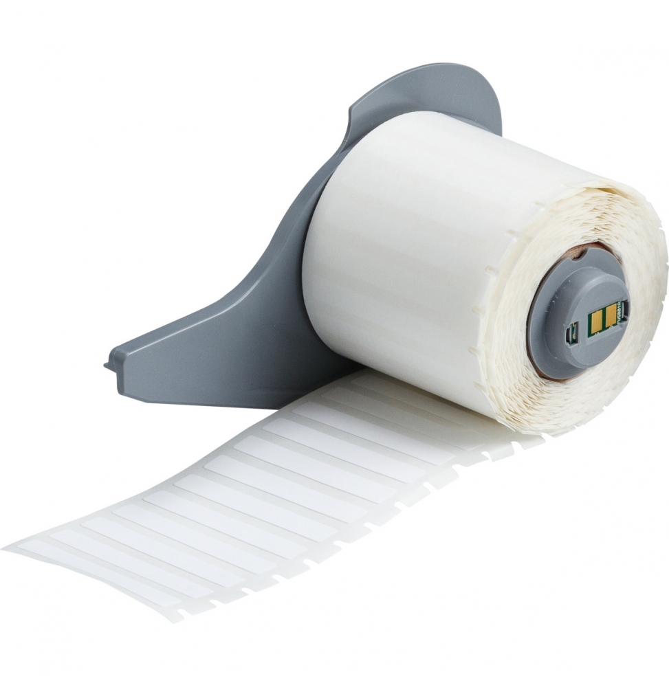 Etykiety z tkaniny nylonowej białe M7-81-499 wym. 48.26 mm x 6.35 mm, 750 szt.