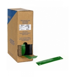 Przywieszki do kabli poliestrowe zielone BM-15X75-7598-GN wym. 15.00 mm x 75.00 mm, 250 szt.