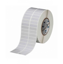 Etykiety metaliczne, niemetalowe poliestrowe jasno szare THT-37-413-10 wym. 38.10 mm x 12.70 mm, 10000 szt.