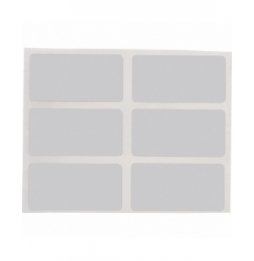 Etykiety metaliczne, niemetalowe poliestrowe jasno szare THT-37-413-10 wym. 38.10 mm x 12.70 mm, 10000 szt.