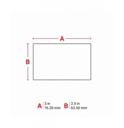 Etykiety poliestrowe żółte B30EP-177-593-YL wym. 76.20 mm x 63.50 mm, 125 szt.