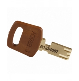 Kłódki SafeKey – nylonowa, NYL-BRN-38ST-KD, brązowe