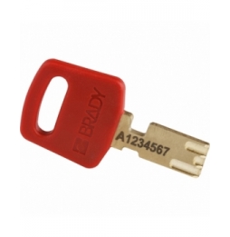 Kłódki SafeKey – nylonowa (6szt.), NYL-czerwona-38ST-KD6PK, czerwone