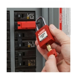 Kłódki SafeKey – nylonowa (6szt.), NYL-YLW-38ST-KD6PK, żółte