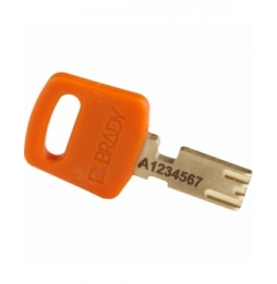 Kłódki SafeKey – nylonowa, NYL-ORG-38PL-KD, pomarańczowe