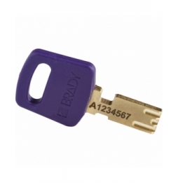 Kłódki SafeKey – nylonowa, NYL-PRP-38PL-KD, fioletowe