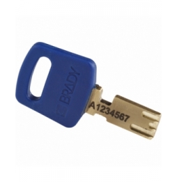 Kłódki SafeKey – nylonowa (6szt.), NYL-BLU-38PL-KD6PK, niebieskie