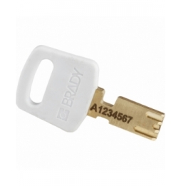 Kłódki SafeKey – nylonowa (6szt.), NYL-WHT-38PL-KD6PK, białe