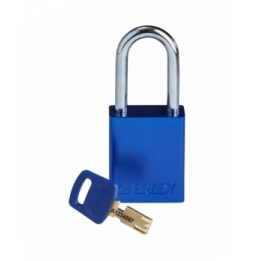 Kłódki SafeKey – aluminiowe, ALU-BLU-38ST-KD, niebieskie