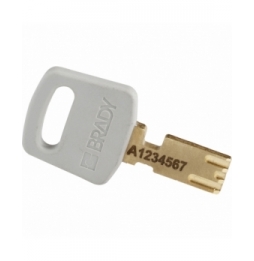 Kłódki SafeKey – aluminiowe (6szt.), ALU-SLV-38ST-KD6PK, srebrne