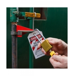 Kłódki SafeKey – aluminiowe, ALU-YLW-76ST-KD, żółte