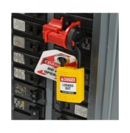 Kłódki SafeKey – kompaktowe (6szt.), CPT-YLW-25PL-KD6PK, żółte