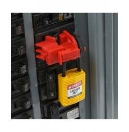 Kłódki SafeKey – kompaktowe (6szt.), CPT-YLW-25PL-KD6PK, żółte