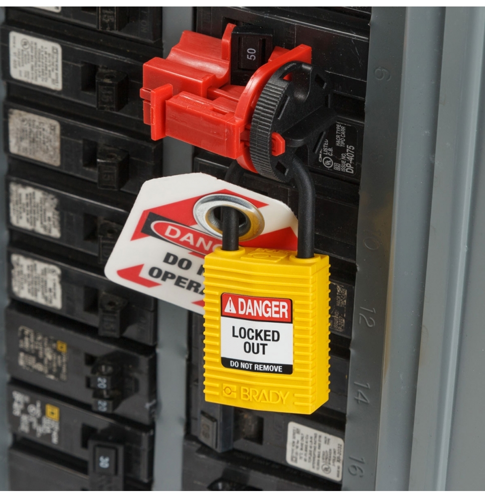 Kłódki SafeKey – kompaktowe (3szt.), CPT-YLW-25PL-KA3PK