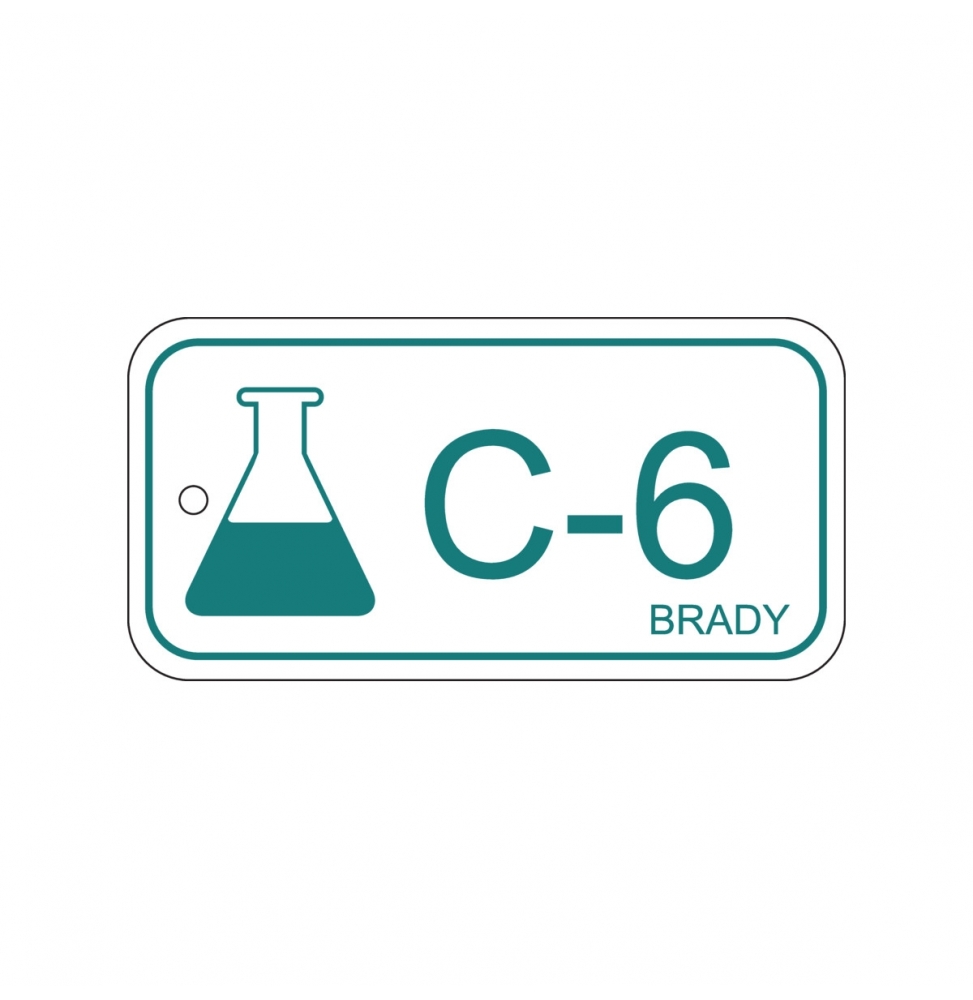 Zawieszka identyfikująca źródło energii – energia chemiczna (25szt.), ENERGY TAG-C-6-75X38MM-PP/25