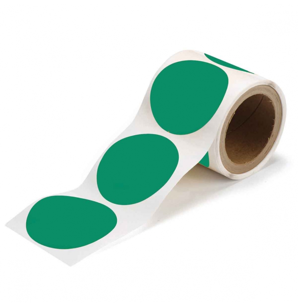 Etykiety ToughStripe®  TS-DIA89-514-GN-RL wym.  x , 400 szt.