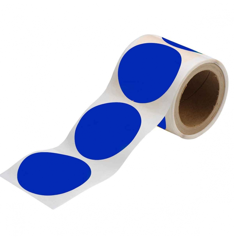 Etykiety ToughStripe®  TS-DIA89-514-BL-RL wym.  x , 400 szt.