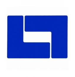 Wykrawane kształty ToughStripe (L, T, +, ślady itp.) (20szt.), BLUE B-514 FLOOR LS 76,2 X 203.2