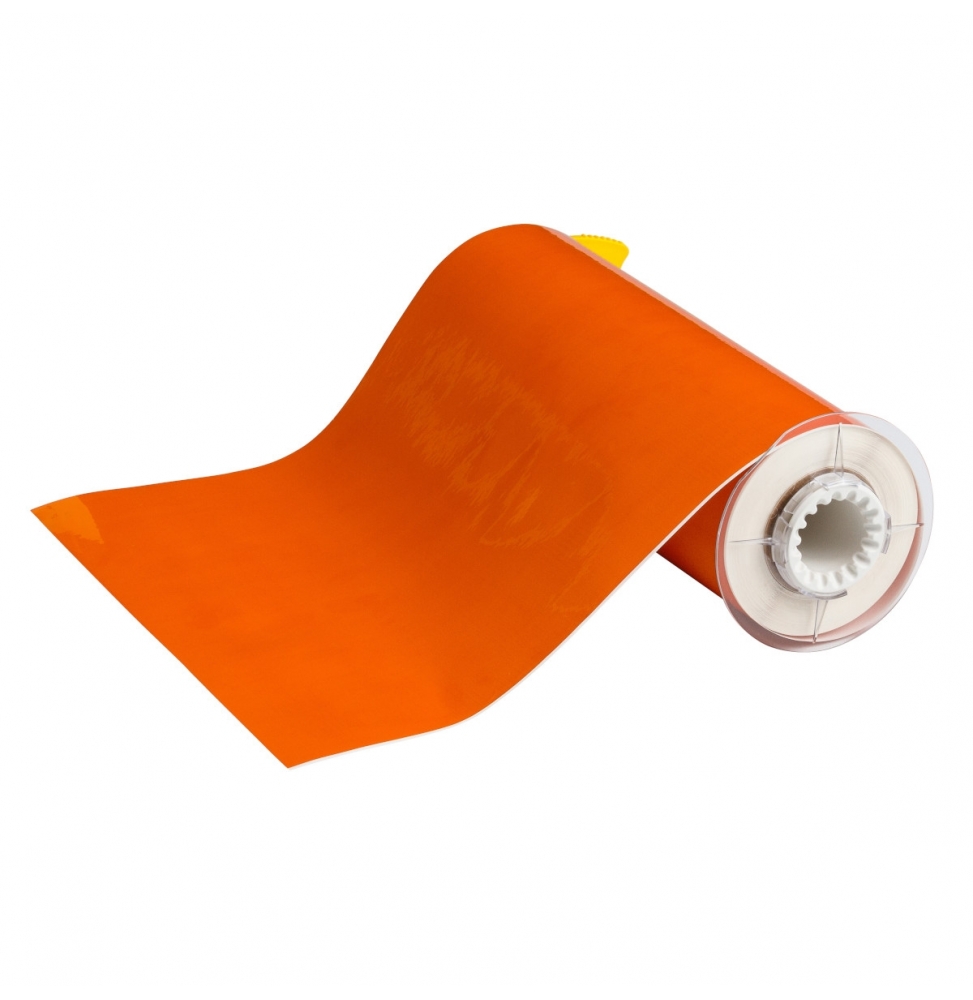 Taśma poliestrowa pomarańczowa B85-250x15M-569-OR wym. 254.00 mm x 15.24 m