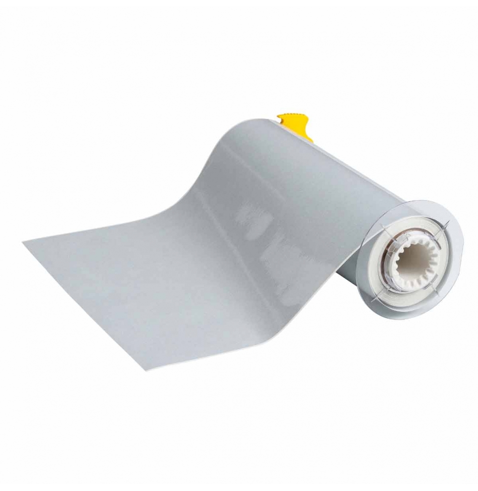 Taśma plastikowa odblaskowa srebrna B85-250x10M-584-SV wym. 254.00 mm x 10.06 m