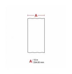Taśma plastikowa odblaskowa srebrna B85-250x10M-584-SV wym. 254.00 mm x 10.06 m