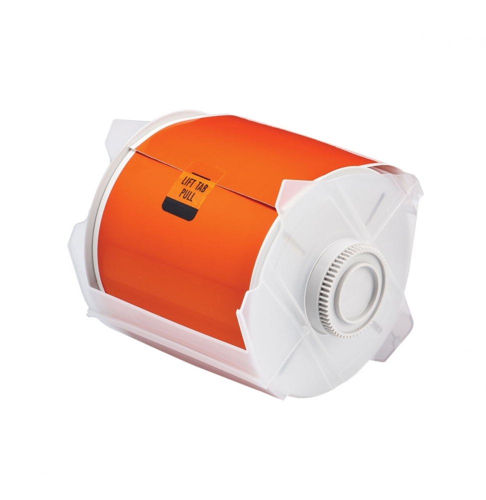 Taśma poliestrowa pomarańczowa Globalmark tapes - B-569 100 mm  Orange wym. 101.60 mm x 30.48 m