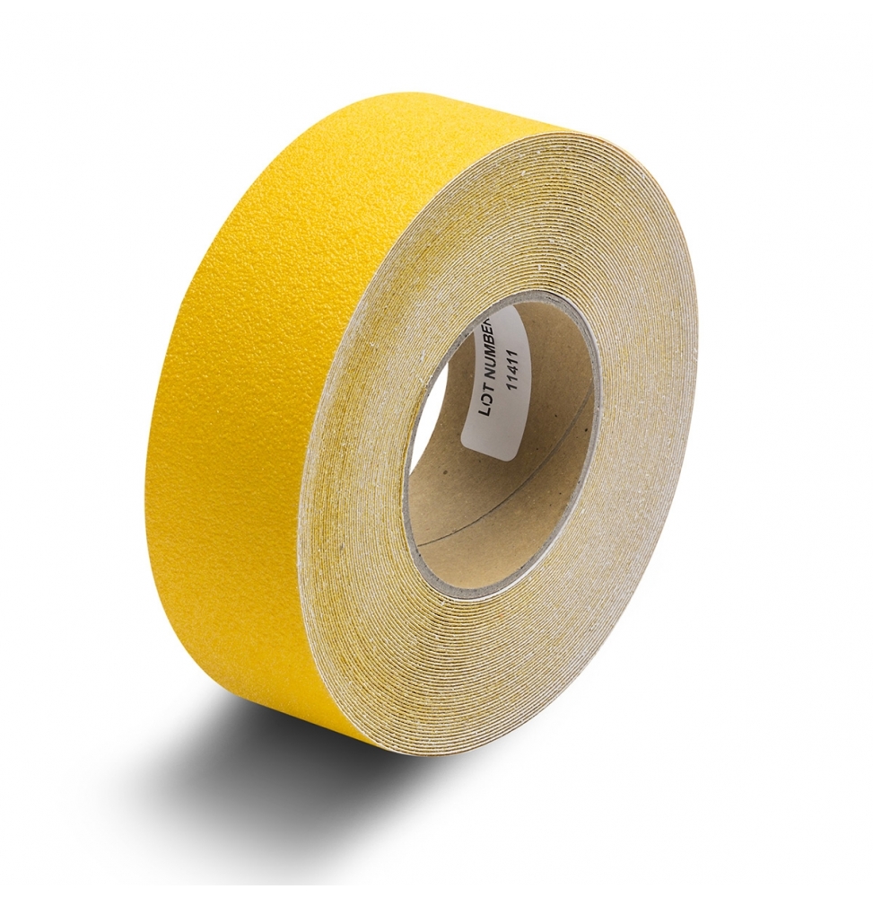 Taśma antypoślizgowa laminowana poliestrowa żółta ANTI-SKID TAPE YEL 50MMX18M wym. 50.00 mm x 18.00 m