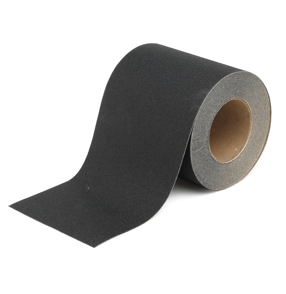 Taśma antypoślizgowa laminowana poliestrowa czarna ANTISKID TAPE BLACK 150MMX18.3M wym. 150.00 mm x 18.00 m