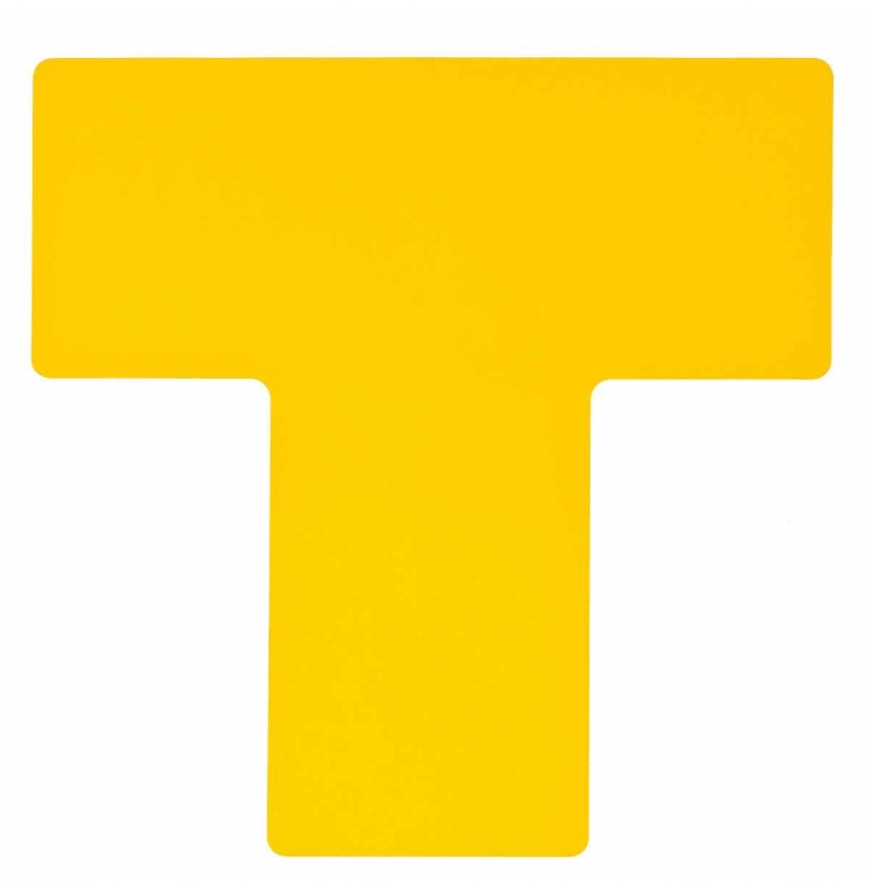 Wykrawane kształty ToughStripe (L, T, +, ślady itp.) (20szt.), YELLOW B-514 FLOOR TS 101,6 X 254