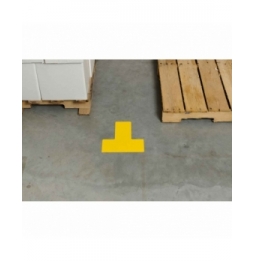 Wykrawane kształty ToughStripe (L, T, +, ślady itp.) (20szt.), YELLOW B-514 FLOOR TS 101,6 X 254