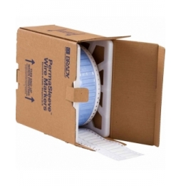 Koszulki termokurczliwe  białe PS-250-150-WT-2 wym. 19.05 mm x 11.15 mm, 5000 szt.