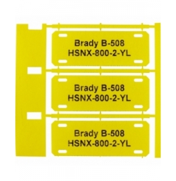 Zawieszki BradyTag z możliwością zadruku termotransferowego i igłowego (2500szt.), HSNX-800-2-YL