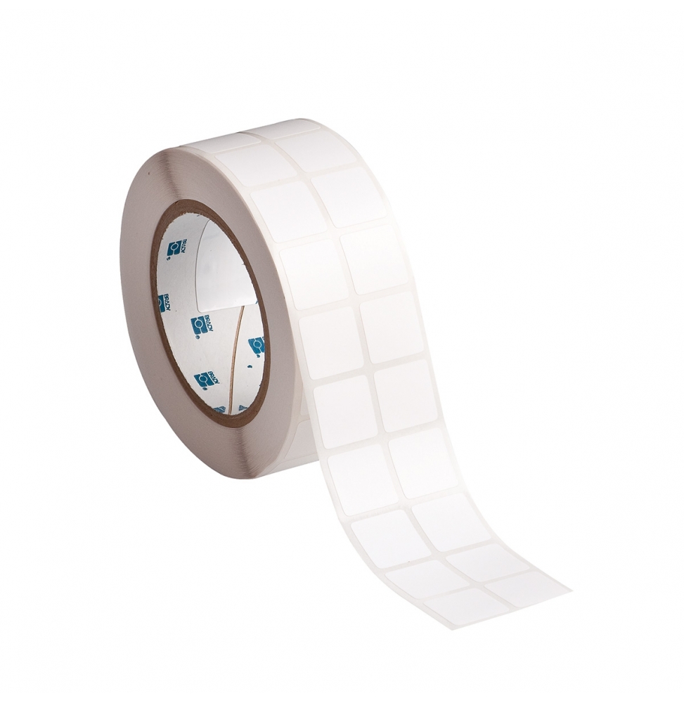 Etykiety StainerBondz™ poliestrowe białe THT-141-481-3 wym. 22.86 mm x 22.86 mm, 3000 szt.