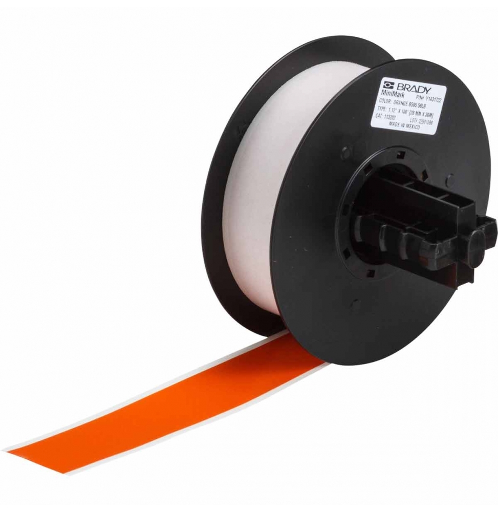 Taśma winylowa pomarańczowa MINIMARK B-595  29 mm Orange wym. 28.58 mm x 30.48 m