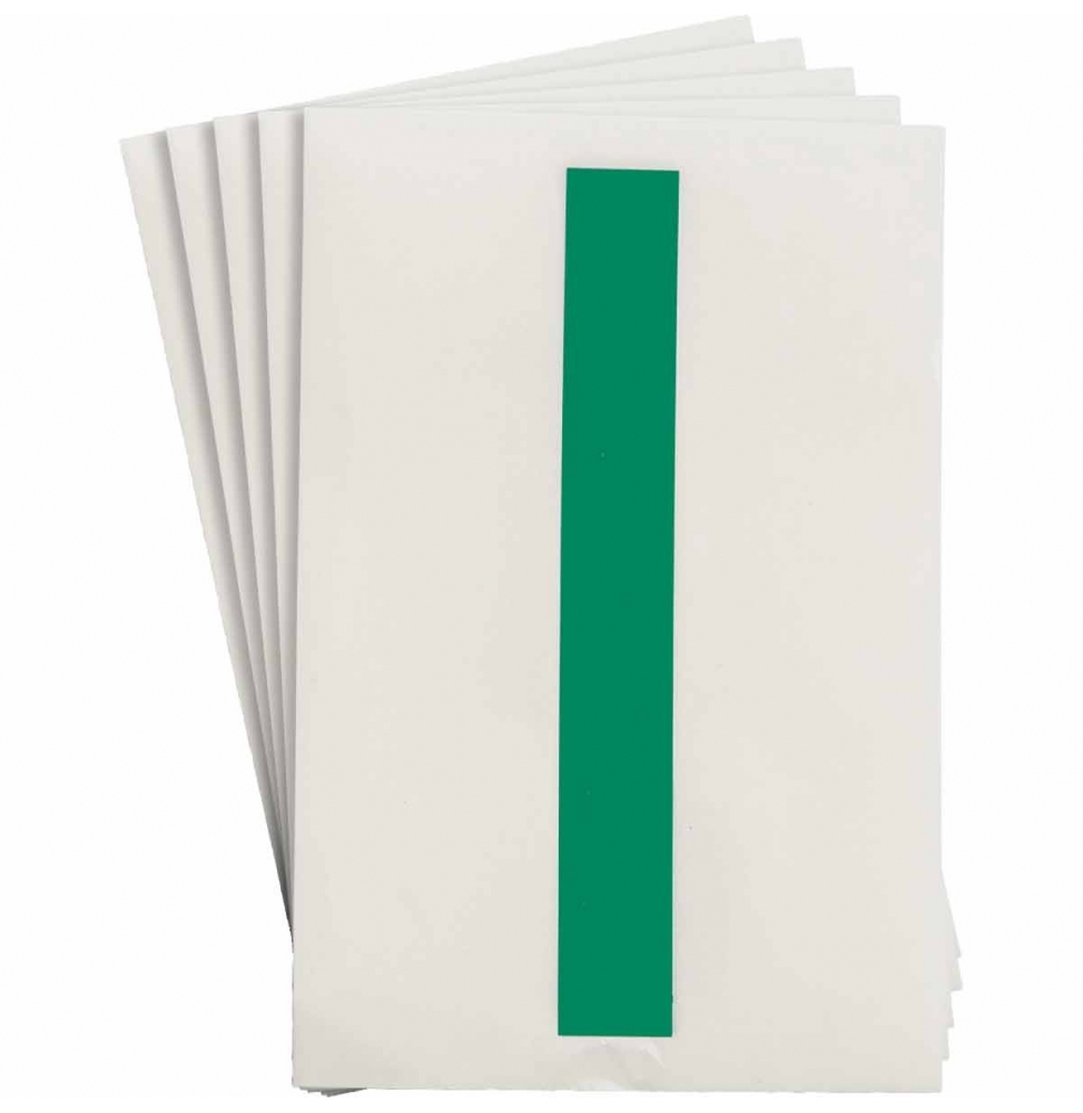 Etykiety ToughStripe®  TS-152.40-514-I-GN-20 wym. 146.05 mm x 228.60 mm, 20 szt.