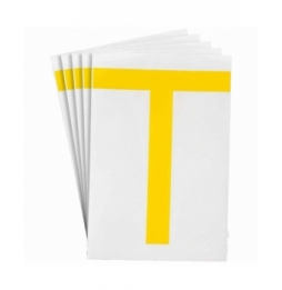 Etykiety ToughStripe®  TS-152.40-514-T-YL-20 wym. 146.05 mm x 228.60 mm, 20 szt.
