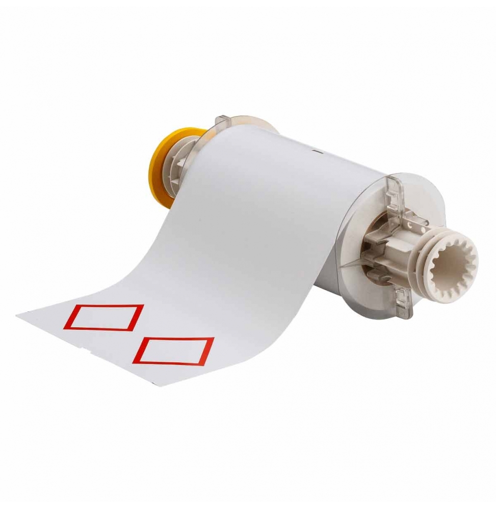 Etykiety winylowe czerwone na białym B85-155x210-7569-CLP2 wym. 210.00 mm x 155.00 mm, 70 szt.