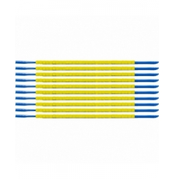 Znaczniki przewodów Clip Sleeve (300szt.), SCN-07-YELLOW