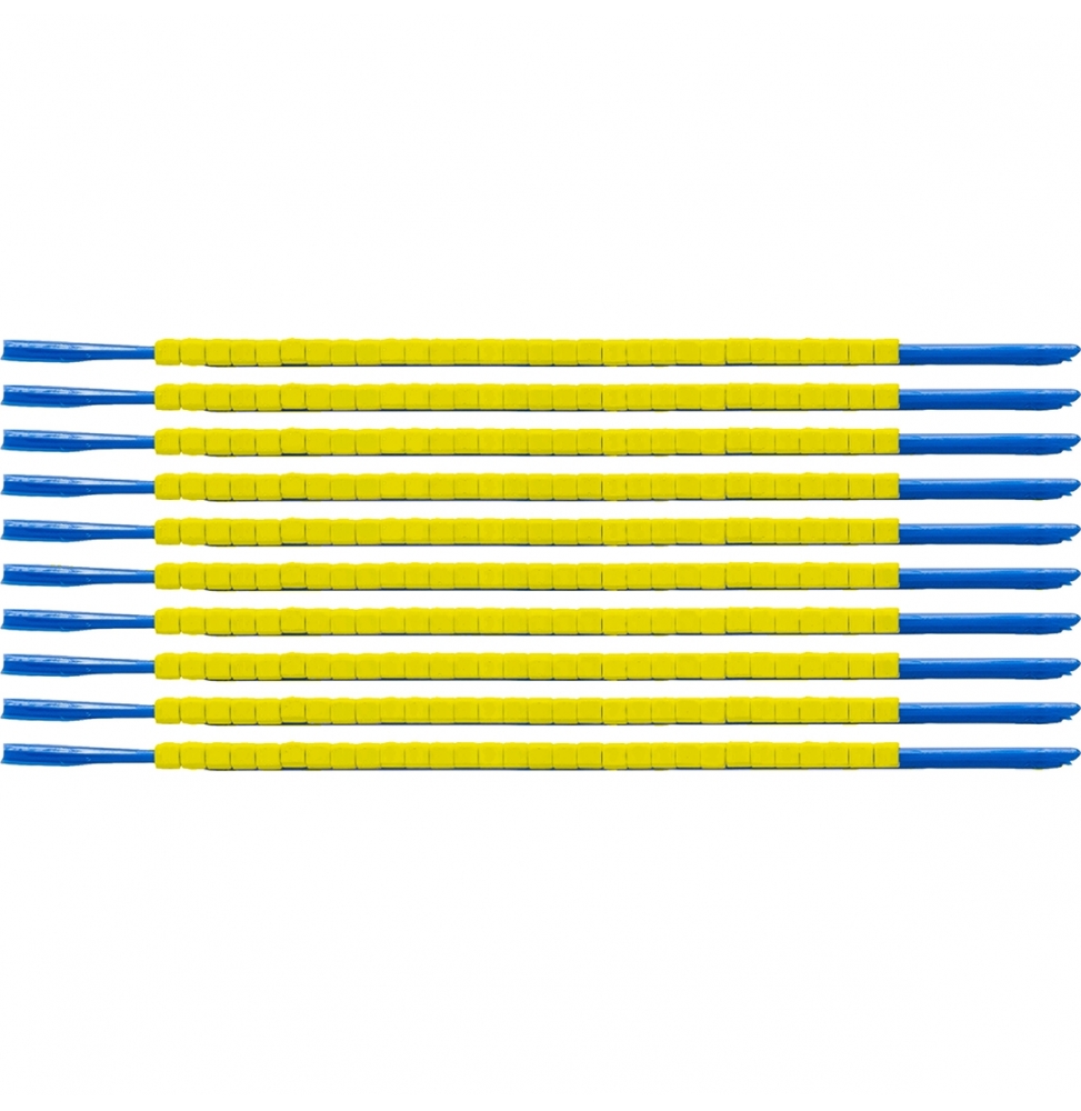 Znaczniki przewodów Clip Sleeve (300szt.), SCN-07-YELLOW