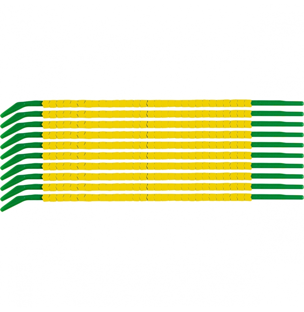 Znaczniki przewodów Clip Sleeve (300szt.), SCN-09-YELLOW