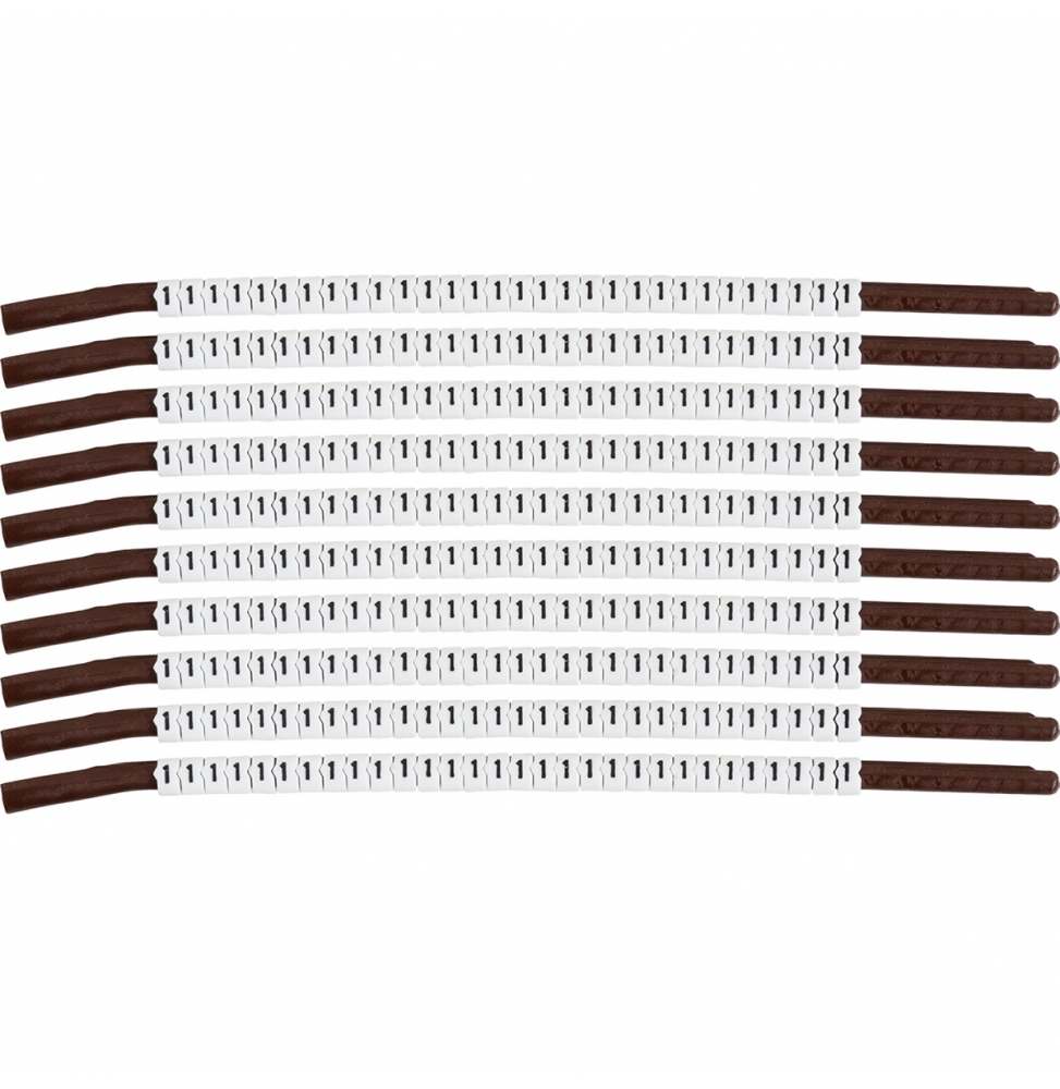 Znaczniki przewodów Clip Sleeve (300szt.), SCN-15-1