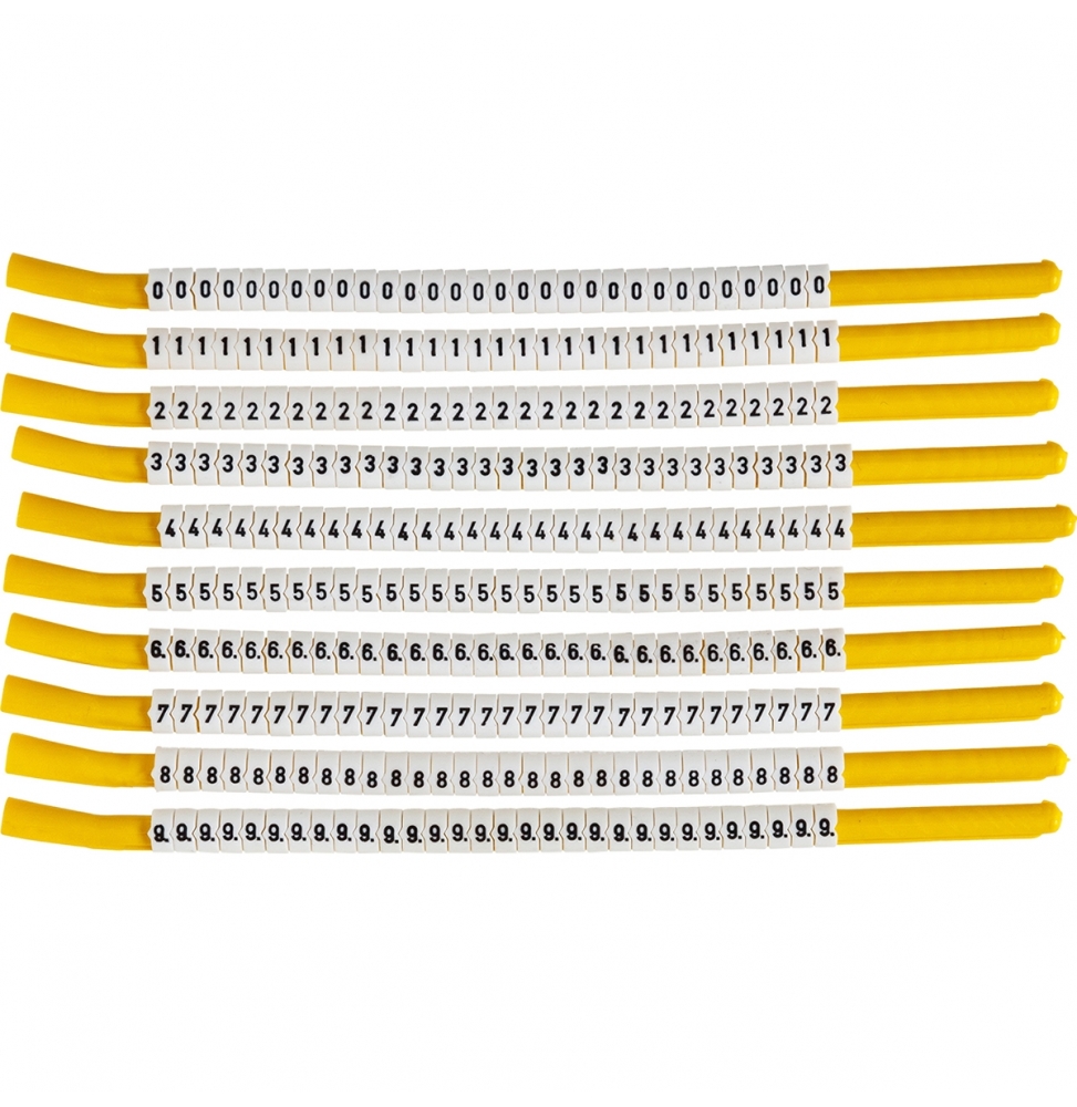 Znaczniki przewodów Clip Sleeve (300szt.), SCNGC-18-0-9