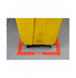 Taśma ToughStripe poliestrowa z poliestrowym laminatem wierzchnim pomarańczowa B30C-2250-483OR-KT wym. 57.15 mm x 30.48 m