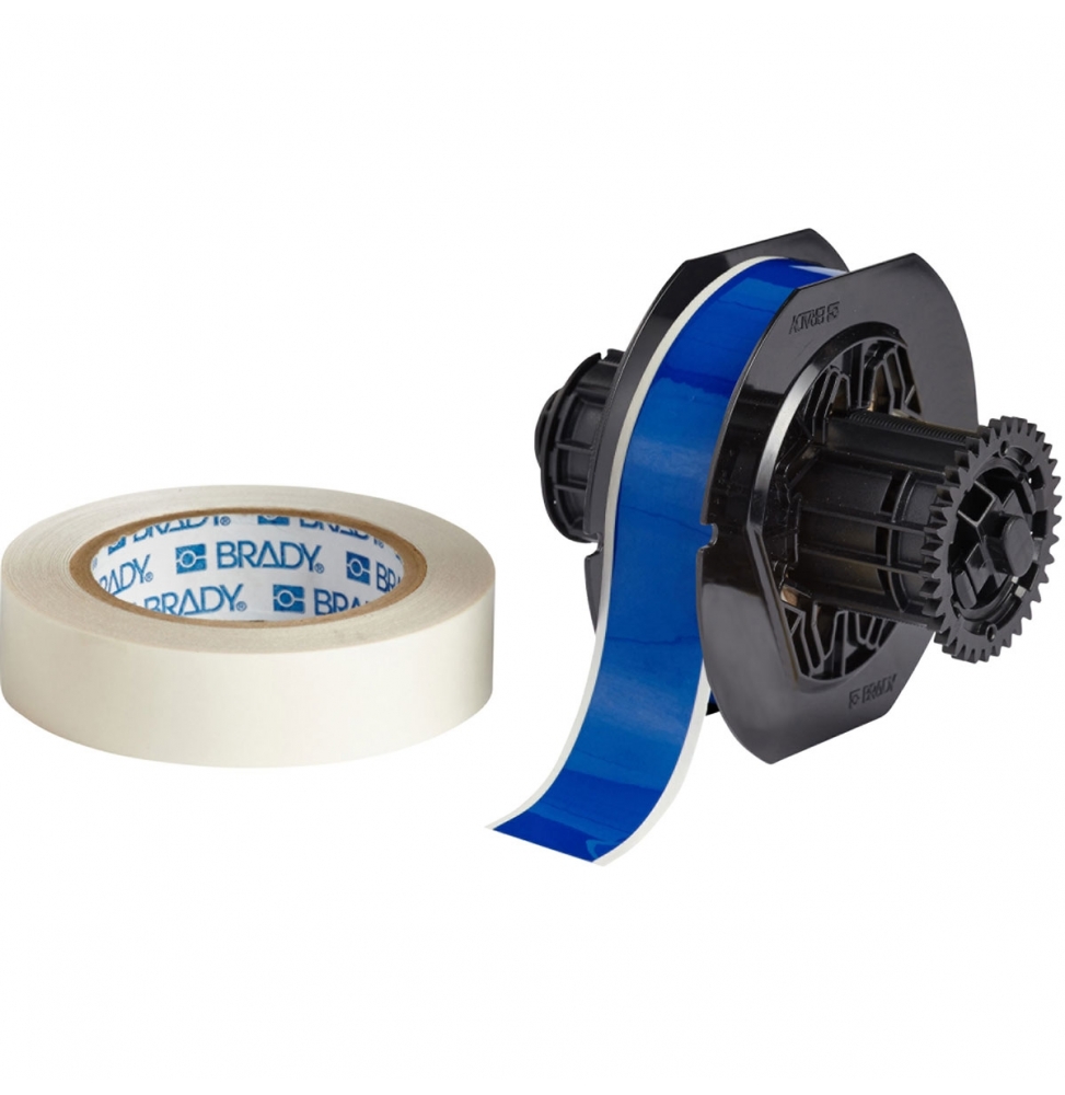 Taśma ToughStripe poliestrowa z poliestrowym laminatem wierzchnim niebieska B30C-1125-483BL-KT wym. 28.58 mm x 30.48 m