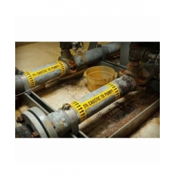 Taśma winylowa biała B30C-3000-595-WT wym. 76.20 mm x 30.48 m