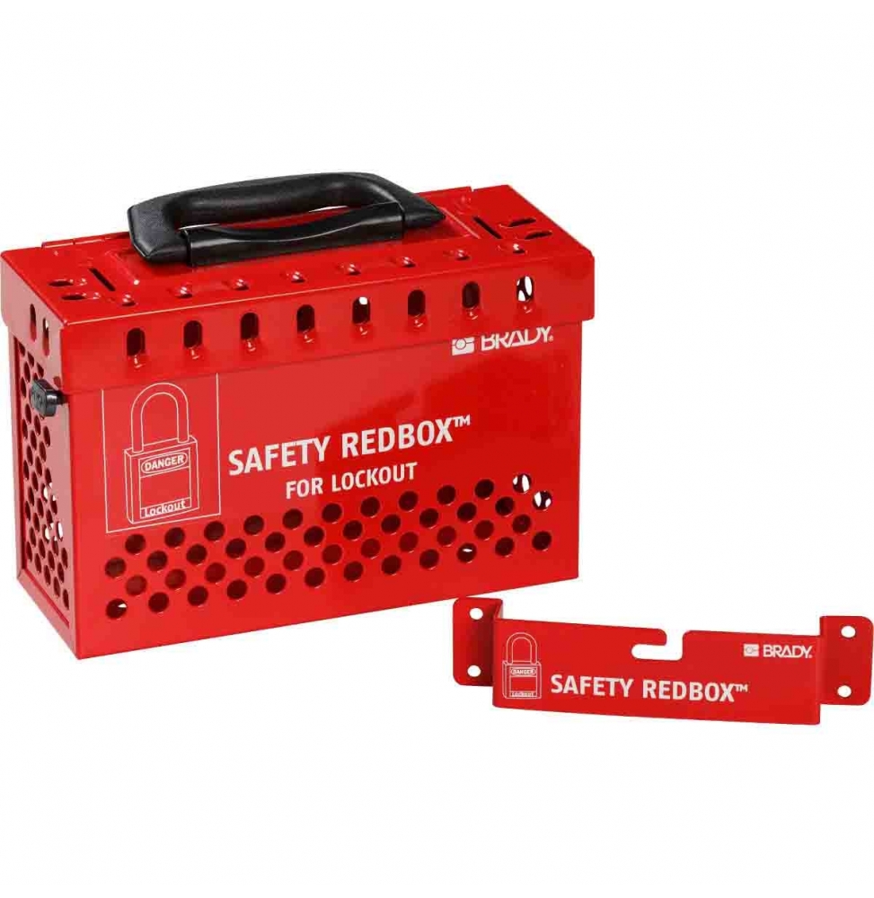 Skrzynka blokowania grupowego LOTO Safety redbox - czerwona, 145579