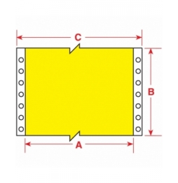 Taśma fluorek poliwinylu żółta RCM-637-1.0-YL wym. 25.40 mm x 30.48 m