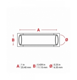 Etykiety   M7-250-1-342-YL wym. 25.40 mm x 11.15 mm, 100 szt.