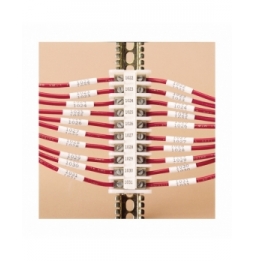 Koszulki termokurczliwe  białe M6-375-1-342-WT wym. 25.40 mm x 16.38 mm, 100 szt.